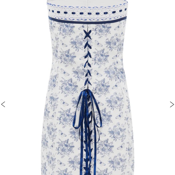 *AUTHENTIC* With Jean Sabrin Dress in Toile Papillon - Picture 9 of 15